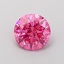 0.51 Ct. Fancy Vivid Pink Round Lab Grown Diamond