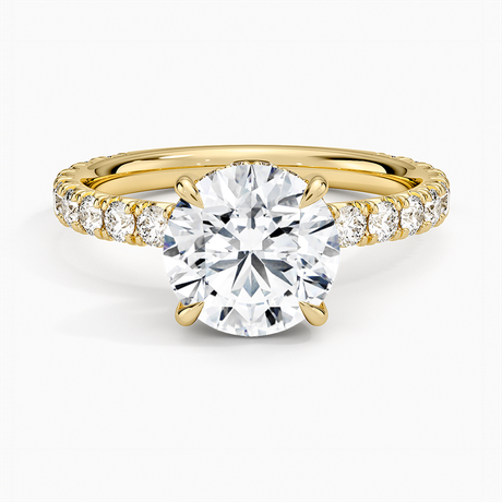Perfect Fit French Pavé Diamond Ring