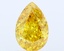 1.64 Ct. Fancy Vivid  Yellow Pear Lab Grown Diamond