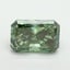 3.08 Ct. Fancy Vivid Pacific Green Radiant Lab Grown Diamond