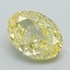 1.74 Ct. Fancy Intense Yellow Oval Lab Grown Diamond