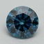 2.07 Ct. Fancy Vivid Blue Round Lab Grown Diamond