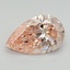 3.17 Ct. Fancy Intense Pink Pear Lab Grown Diamond