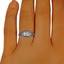 The Kiros Ring, smalltop view on a hand