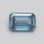 0.51 Ct. Fancy Intense Blue Emerald Lab Grown Diamond