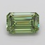 4.46 Ct. Fancy Vivid Green Emerald Lab Grown Diamond