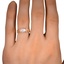 The Hartley Ring, smallzoomed in top view on a hand