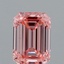 1.49 Ct. Fancy Vivid Pink Emerald Lab Grown Diamond