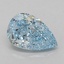 1.05 Ct. Fancy Vivid Blue Pear Lab Grown Diamond