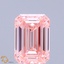 2.01 Ct. Fancy Vivid  Pink Emerald Lab Grown Diamond