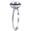 The Numes Ring, smalltop view on a hand
