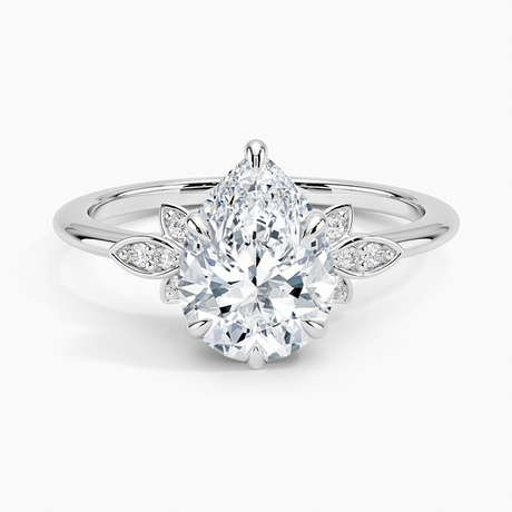 18K White Gold Fiore Diamond Ring
