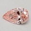 0.50 Ct. Fancy Intense Pink Pear Lab Grown Diamond