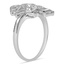 The Sethany Ring, smalltop view on a hand
