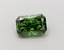 1.03 Ct. Fancy Vivid  Green Radiant Lab Grown Diamond