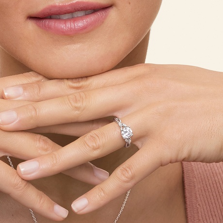 Vine Diamond Engagement Ring - Willow