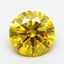 2.64 Ct. Fancy Vivid  Yellow Round Lab Grown Diamond