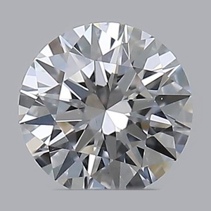 Round diamond — real photo