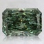 2.18 Ct. Fancy Vivid Pacific Green Radiant Lab Grown Diamond