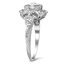 The Brilee Ring, smalltop view on a hand