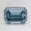 1.50 Ct. Fancy Intense Blue Emerald Lab Grown Diamond