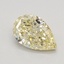 1.02 Ct. Fancy Light Yellow Pear Lab Grown Diamond