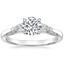 Platinum Simply Tacori Three Stone Diamond Ring (1/3 ct. tw.), smalltop view