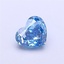 1.09 Ct. Fancy Vivid  Blue Heart Lab Grown Diamond