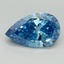 1.49 Ct. Fancy Vivid Blue Pear Lab Grown Diamond
