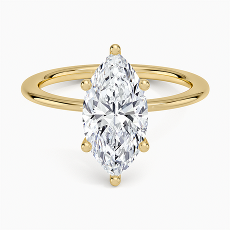 Thin Band Engagement Ring - Aimee