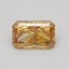1.55 Ct. Fancy Vivid Orange Yellow Radiant Lab Grown Diamond