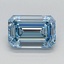 2.02 Ct. Fancy Intense Blue Emerald Lab Grown Diamond