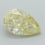 1.47 Ct. Fancy Intense Yellow Pear Lab Grown Diamond