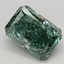 2.56 Ct. Fancy Vivid Green Radiant Lab Grown Diamond