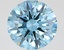 2.28 Ct. Fancy Vivid Blue Round Lab Grown Diamond