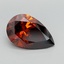 3.08 Ct. Fancy Deep  Orange Pear Lab Grown Diamond