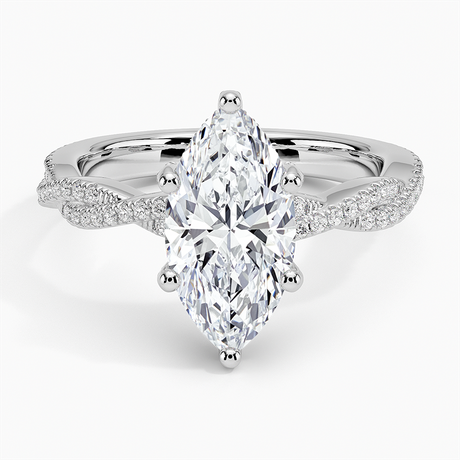 Adorned Luxe Petite Twisted Vine Diamond Ring