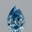 1.50 Ct. Fancy Vivid Blue Pear Lab Grown Diamond