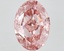 12.47 Ct. Fancy Vivid Pink Oval Lab Grown Diamond
