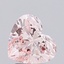 2.58 Ct. Fancy Intense Pink Heart Lab Grown Diamond