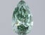 1.37 Ct. Fancy Vivid Green Pear Lab Grown Diamond