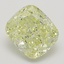 0.76 Ct. Fancy Yellow Cushion Diamond