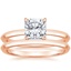 14K Rose Gold Hazel Bridal Set