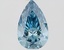1.08 Ct. Fancy Vivid Blue Pear Lab Grown Diamond