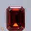 1.90 Ct. Fancy Deep Orange Emerald Lab Grown Diamond