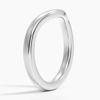 2.5mm Curved Wedding Ring