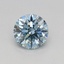 0.36 Ct. Fancy Vivid Blue Round Lab Grown Diamond