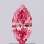 0.58 Ct. Fancy Vivid Pink Marquise Lab Grown Diamond