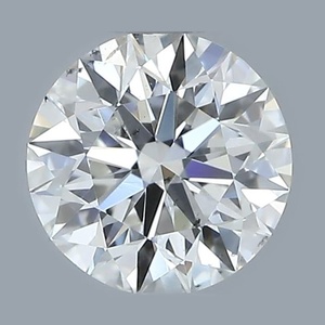 Round diamond — real photo