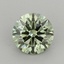 1.76 Ct. Fancy Vivid Green Round Lab Grown Diamond